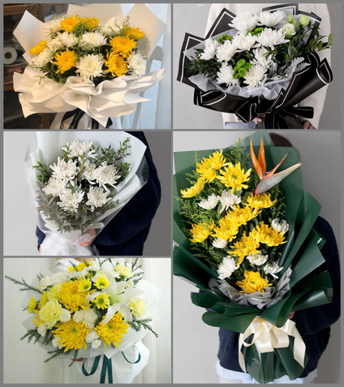 江苏南通如皋市九华镇二甲村白事花束代送